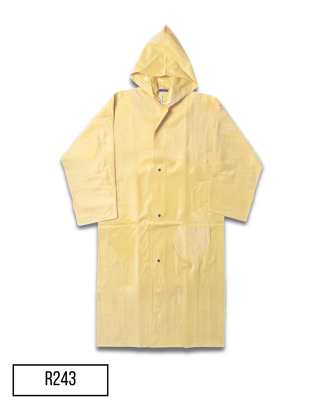 R243: Transparent Knee Length Raincoat