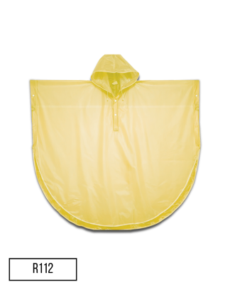 R112: Transparent Wide Poncho