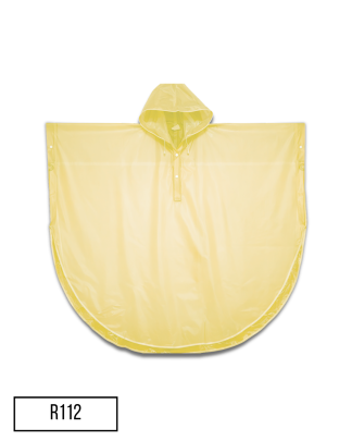 R112: Transparent Wide Poncho