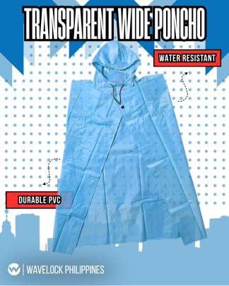 R112: Transparent Wide Poncho