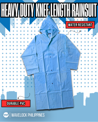 R297: Heavy Duty Knee Length Raincoat